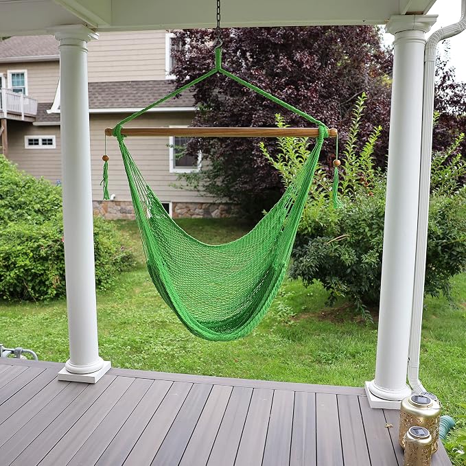 Blissliving Home BHC-412LG Island Rope Chair, Supports up to 265 lbs, Light Green