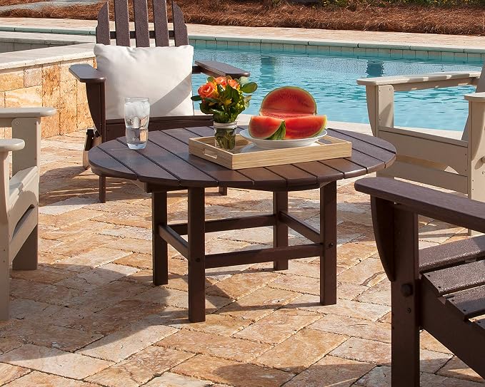 Ivy Terrace™ Round 37" Conversation Table in Teak