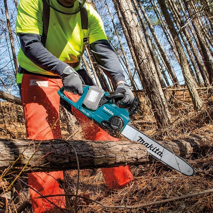 Makita XCU04Z 18V X2 (36V) LXT Lithium-Ion Brushless Cordless 16" Chain Saw, Tool Only (Renewed)