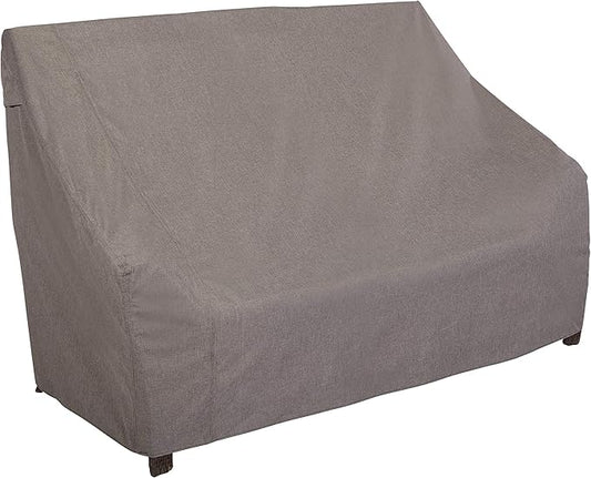 Modern Leisure Garrison Patio Loveseat Cover - Weather-Resistant Fabric - Outdoor Furniture Protection Perfect for Patio, Deck, and Porch - 82.5" L x 38" D x 38.25" H - Heather Grey