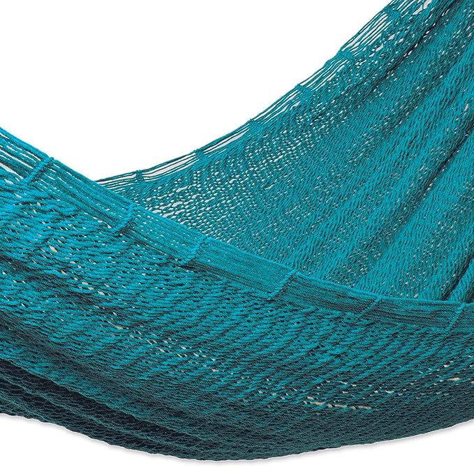 Novica Handmade Uxmal Peacock Cotton Rope Hammock (Single)