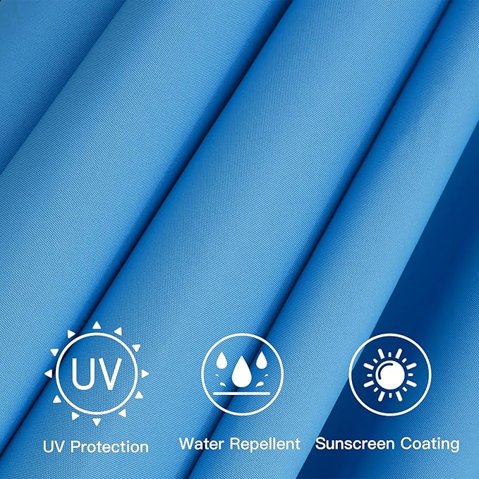 Sunnyglade 7.5ft Patio Umbrella Replacement Canopy Market Umbrella Top Outdoor Umbrella Canopy with 6 Ribs