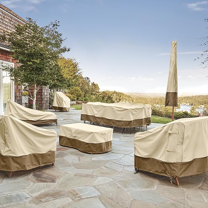 Classic Accessories Veranda Water-Resistant 36 Inch Round Patio Table Cover, Outdoor Table Cover