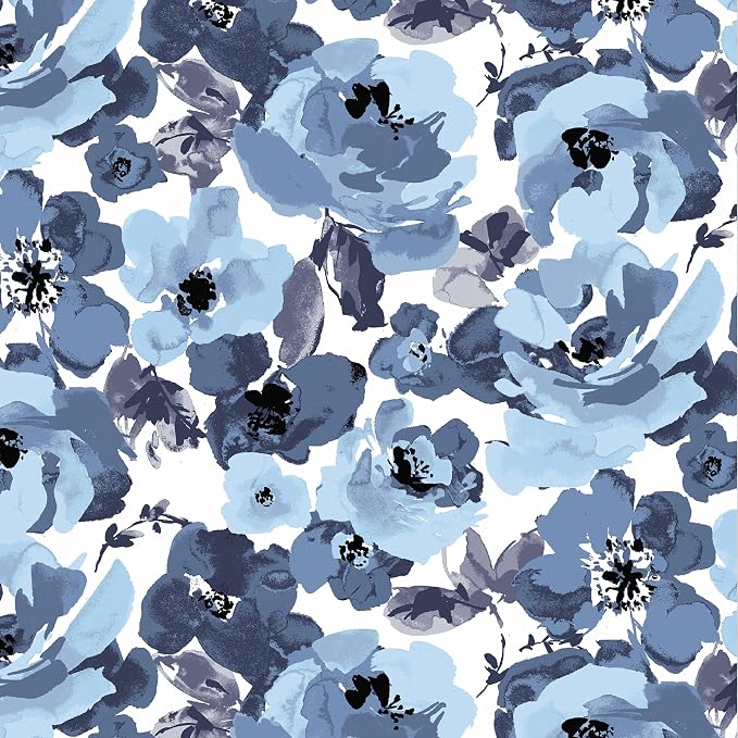 Arden Outdoor Deep Seat Cushion Set, 24x24, Blue Garden Floral