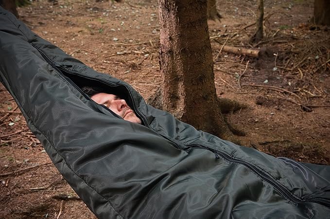 Snugpak Hammock Cocoon, Fully Encases The Hammock, Insulated with Travelsoft Filling - Olive