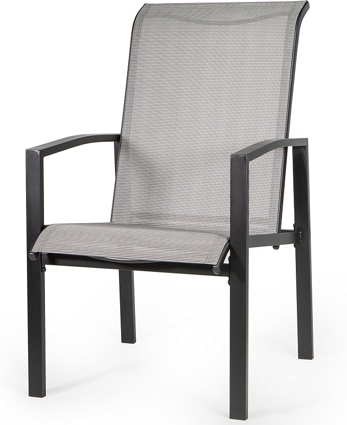 Barton 5-Piece Outdoor Dining Set Square Patio 1 Table Mesh Dining 4 Chairs Yard Patio Furniture Garden