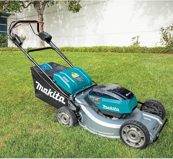 Makita XML09PT1 36V (18V X2) LXT® Brushless 21" Self-Propelled Commercial Lawn Mower Kit with 4 Batteries (5.0Ah) (Renewed)