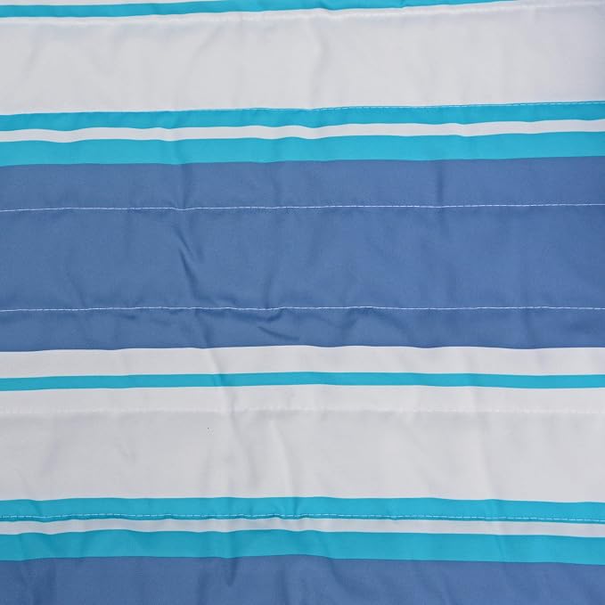 12 Foot Steel Hammock Frame with Cotton Rope Hammock, Quilted Hammock Pad, and Pillow