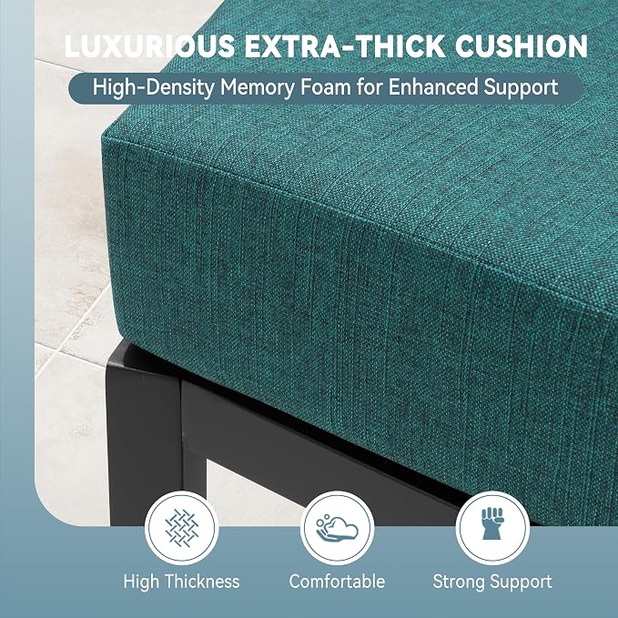 Crestlive Curved Patio Furniture Set, Modular Half Moon 8-Seater Sofa with Round Coffee Table, Aluminum Outdoor Sectional with 4.3" Cushions, All-Weather Couch for Backyard, Deck, Porch, Poolside