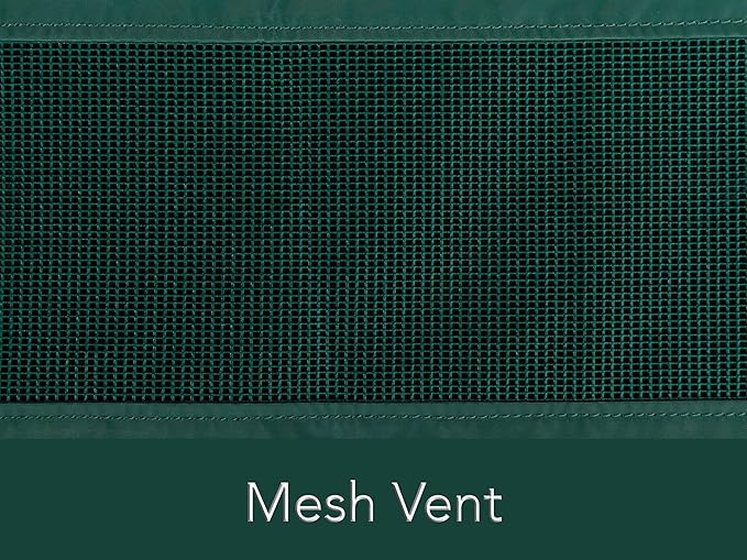 Covermates Classic Outdoor Chair Cover – Lightweight Weather-Resistant Patio Chair Cover with Elastic Hem & Mesh Vent, Protects Patio, Dining & Lounge Chairs, 30W x 38D x 36H, Green