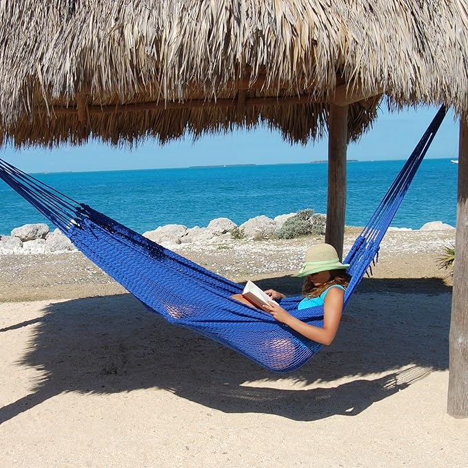 Double Mayan Hammock (Dark Blue)