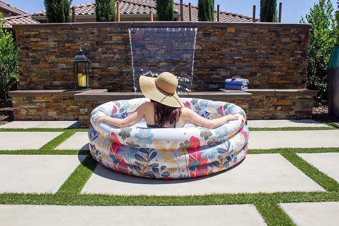 Poolmaster Inflatable Swimming Pool, Summer Garden