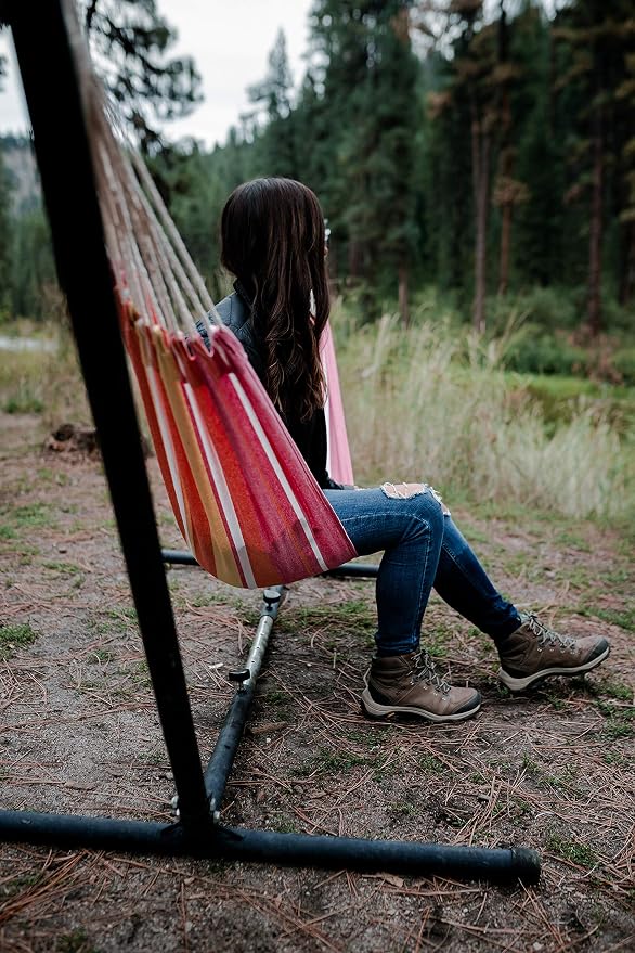 Stansport Cotton Blend Traveler Hammock, Red, One Size (30300-60)