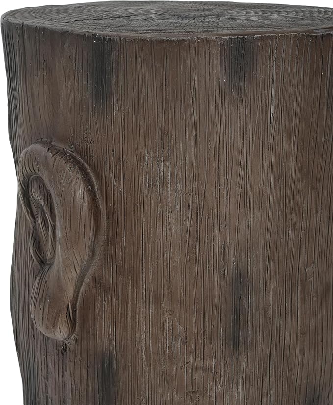 14.1" Side Table,Easter Island Moai Statue Pedestal End Table Stool | For Home Patio Deck Sunroom Garden Balcony Yard Lawn,Light Grey