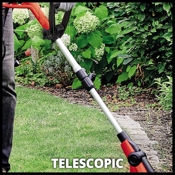 Einhell GC-ET 4530 Set Grass Trimmer with 30 cm Cutting Width and Spools, Red, Set of 3 Piece