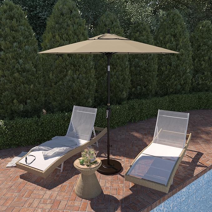 California Umbrella 7.5' Round Aluminum Market Umbrella