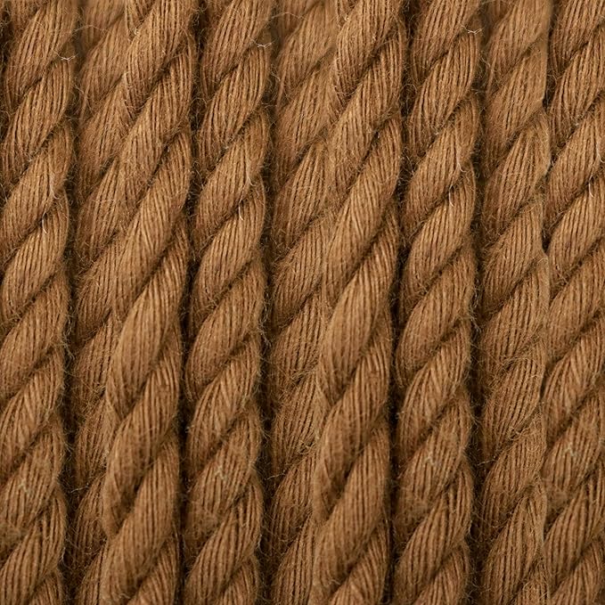 Sunnydaze Double Polyester Rope Hammock with Pillow - 400-Pound Weight Capacity - Brown