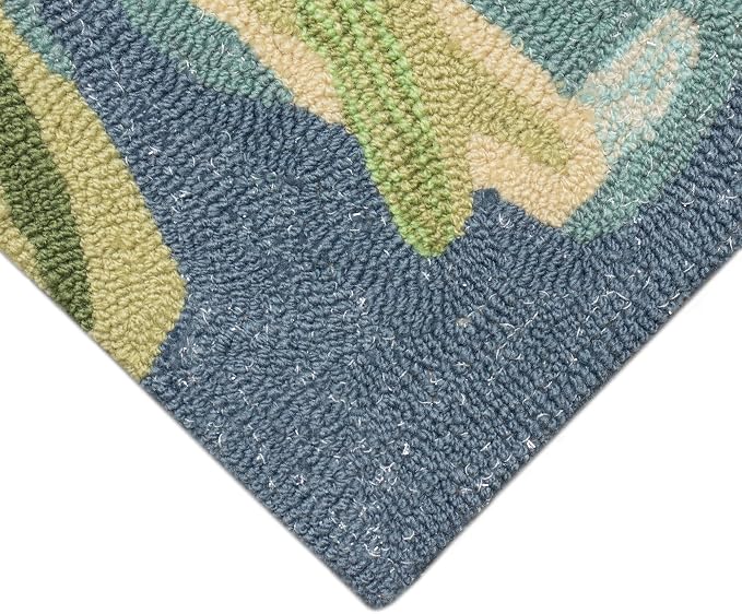 Liora Manne Ravella Indoor/Outdoor Durable Hand-Tufted UV Stabilized Rug- Tropical Fish Ocean 2'6" x 4'