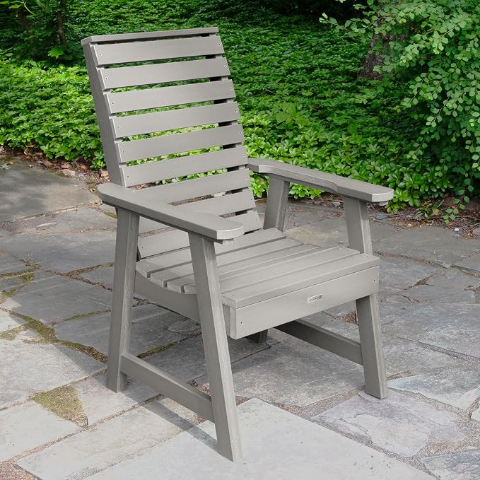 highwood Weatherly 5-Piece Round Dining Set, Harbor Gray