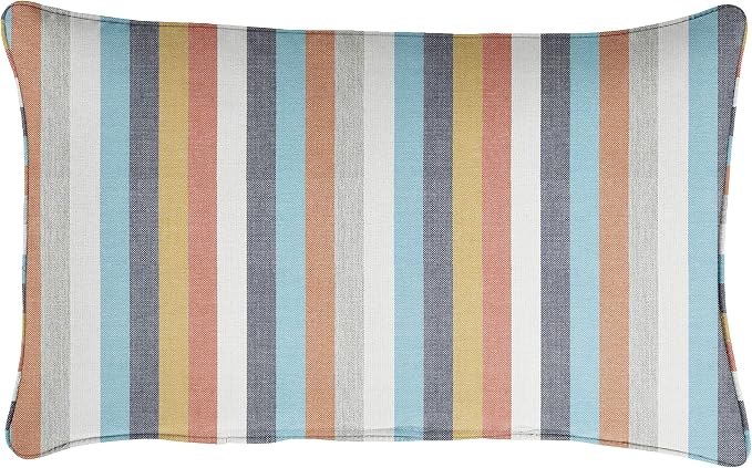 Sorra Home Sunbrella Indoor/Outdoor Pillow, 12 in x 18 in, Surround Sunrise
