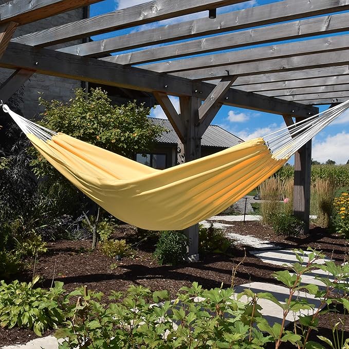 Vivere Double Brazilian Polyester Hammock - 450 lb Weight Capacity