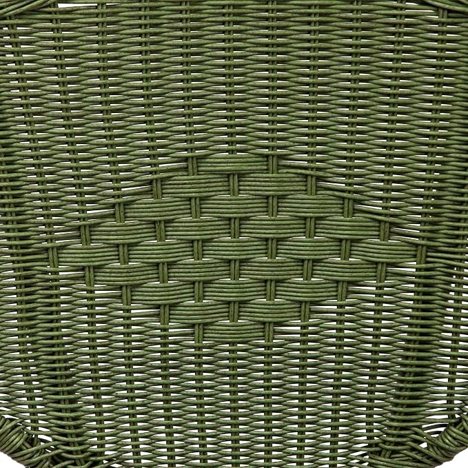 Northlight Wicker Outdoor Patio Conversation Set - Moss Green - 4pc