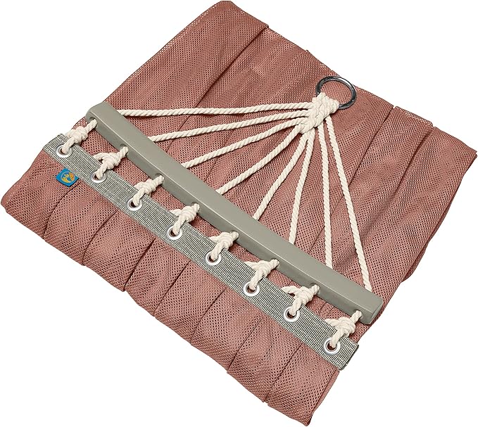 DUCKCOVERS Weekend Mesh One-Person Travel Hammock, 82 x 62 Inch, Cedarwood