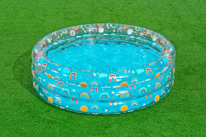 Bestway | Rainbow Inlatable Kids Play Pool, Swimming Pool Toys, Water Pool Toys, Inflatable Baby, Kids Pool for Outdoors