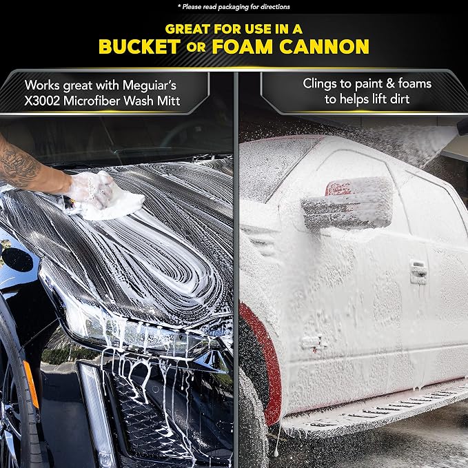 Greenworks 1600 PSI (1.2 GPM) Electric Pressure Washer & Meguiar’s Gold Class Car Wash - for Father's Day, Give The Gift of a Clean and Glossy Car - 64 Oz