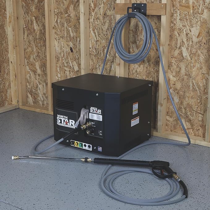 NorthStar Electric Cold Water Total Start/Stop Stationary Commercial Pressure Washer -2500 PSI, 3.0 GPM, 230 Volts - Model 1571108