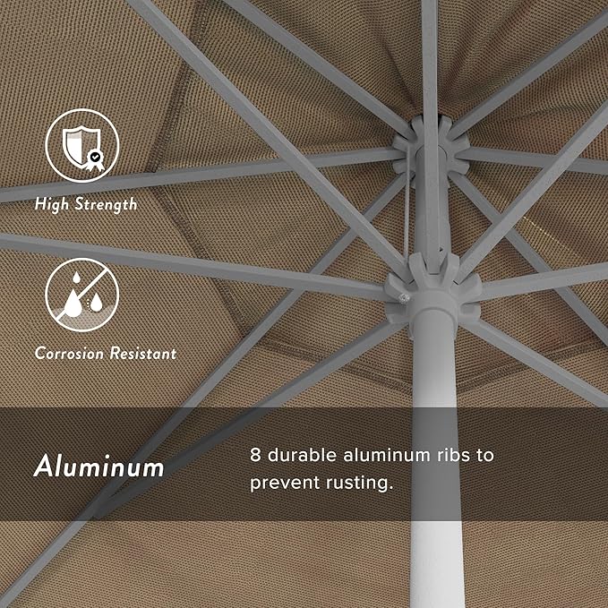 California Umbrella 9' Rd Aluminum Patio Umbrella