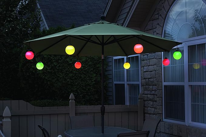 Xodus Innovations WP430 Battery Powered Summer Patio 5" Globe Light with Automatic On and Off, Orange