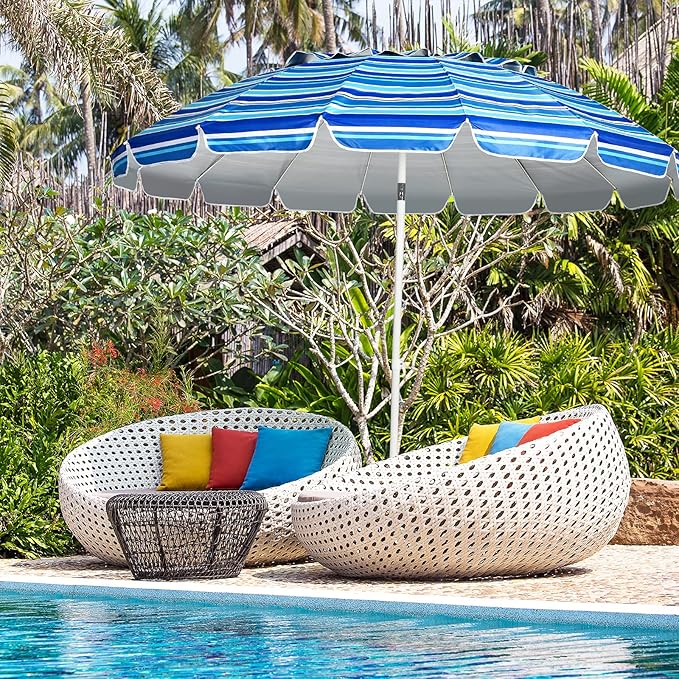Giantex 8 Ft Beach Umbrella