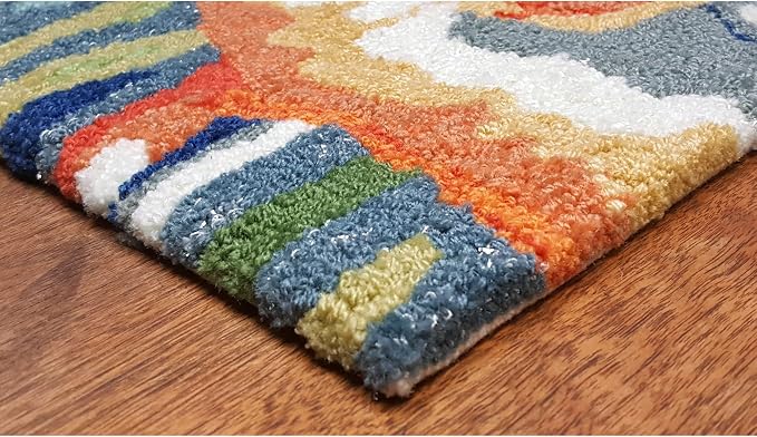 Liora Manne Ravella Indoor/Outdoor Durable Hand-Tufted UV Stabilized Rug- Tropical Fish Ocean 2' x 5'