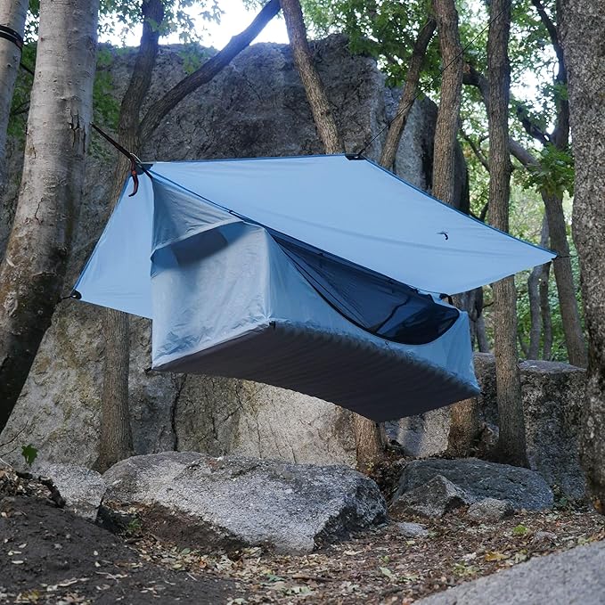 Haven Tents Lay Flat Hammock Tent - Waterproof Camping Hammock with Mosquito Net, Insulated Pad and Rainfly - Haven Tent, Haven XL, Haven Safari