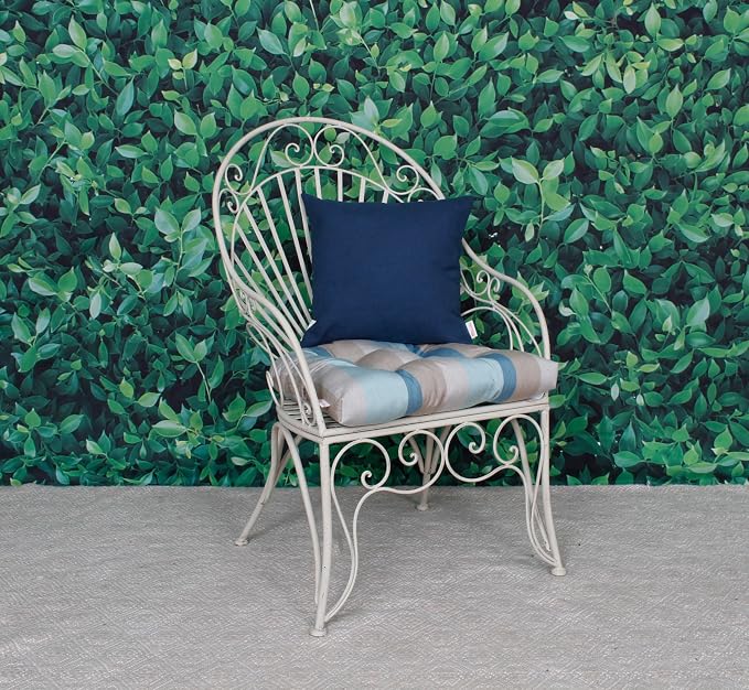 Outdoor/Indoor Sunbrella Throw Pillows Square Set of 2 Pieces 18 inch x 18 inch Cast Harbor - Cover Only, Insert Not Included