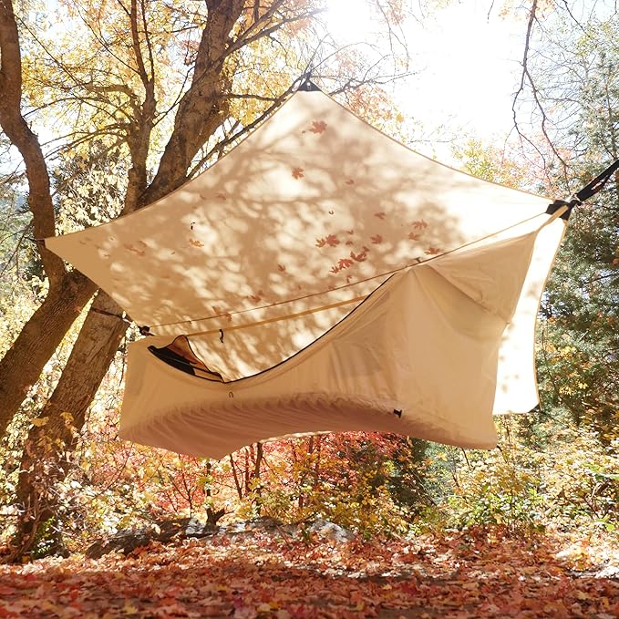 Haven Tents Lay Flat Hammock Tent - Waterproof Camping Hammock with Mosquito Net, Insulated Pad and Rainfly - Haven Tent, Haven XL, Haven Safari