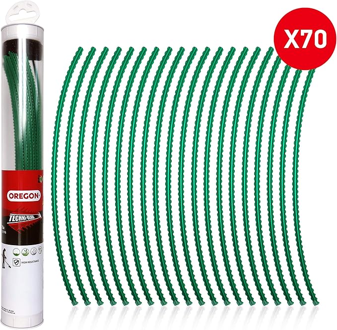 Oregon Techni Blade 539176 Precut Serrated Heavy Duty Trimmer line for Brambles and Undergrowth
