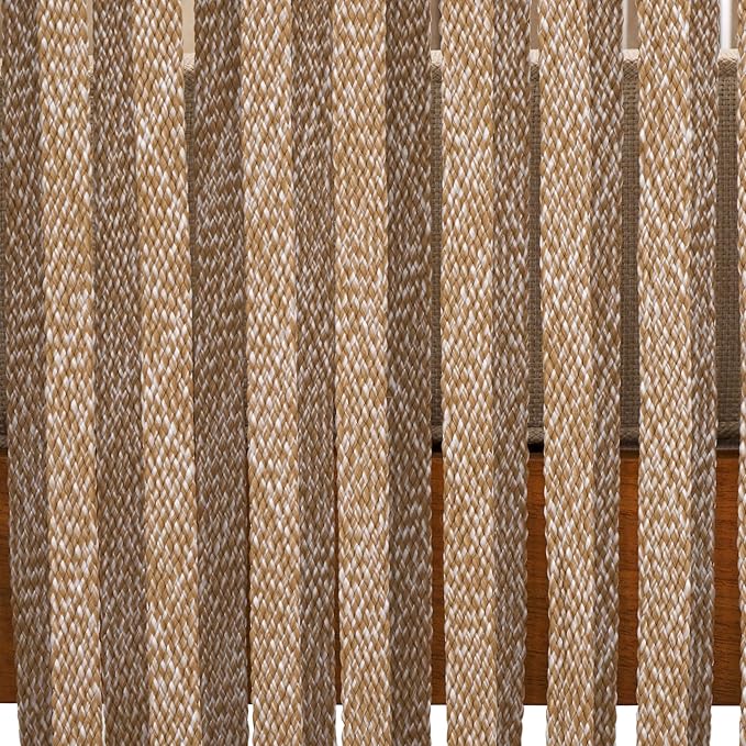 SAFAVIEH Outdoor Collection Roya Natural/Taupe Solid Wood 4-Piece Conversation Set