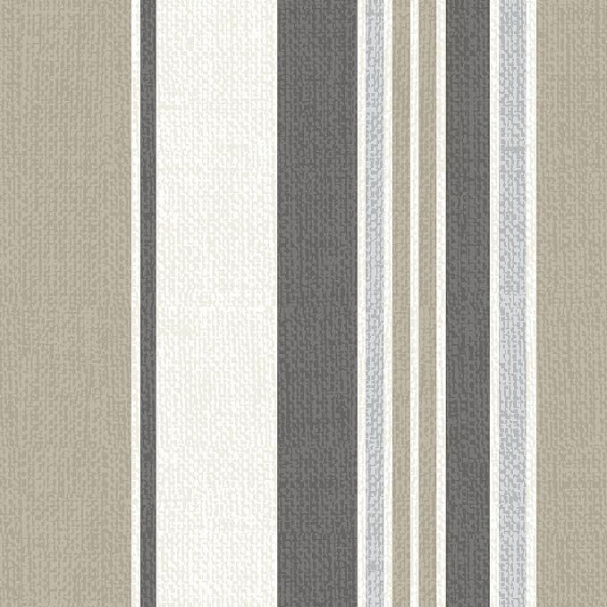 Arden Outdoor Deep Seat Cushion Set, Foam, 4-Pack, 24x24, Taupe Grey Stripe | earthFIBER, Sofa, Couch, Conversation Set, Premium High-Density Foam, Never Flattens, Mold and Mildew Resistant