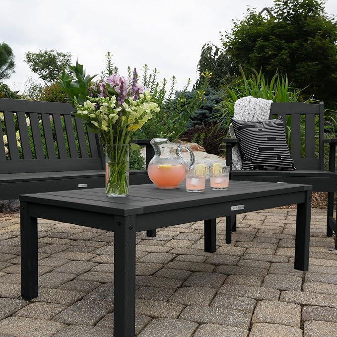 highwood AD-DSCT1-BKE Adirondack Coffee Table, Black