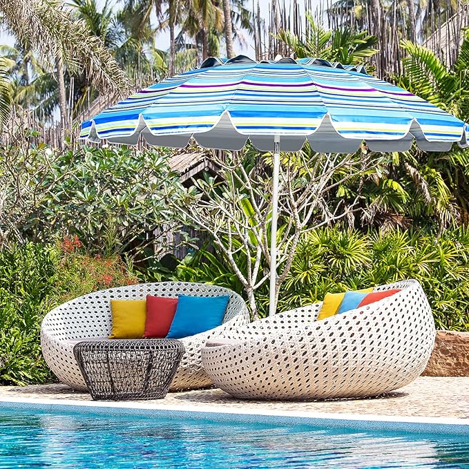 Giantex 8 Ft Beach Umbrella