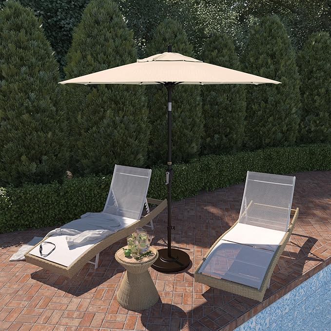 California Umbrella 7.5' Round Aluminum Market Umbrella
