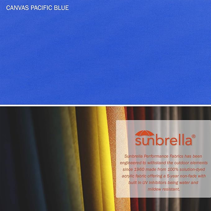 California Umbrella 9' Round Aluminum/Fiberglass Umbrella, Push Open,