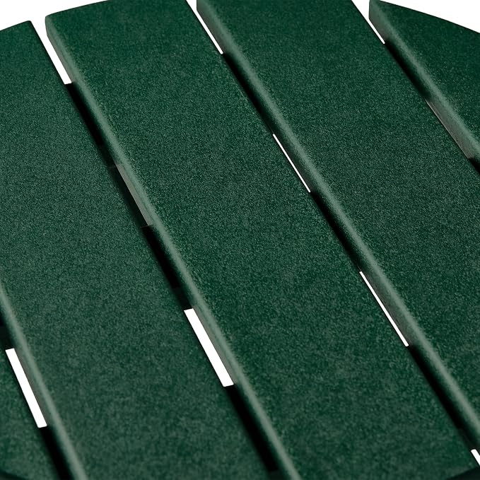 HDPE Altura Round 18" Side Table,Dark Green