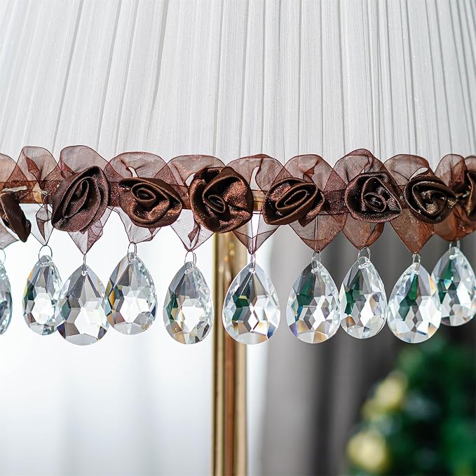 10 Pcs 50mm Clear Crystal Teardrop Pendants Chandelier Parts | Clear Crystal Teardrop Prisms Pendants 50mm Chandelier Replacement Parts Suncatcher for Lamp Window Wedding Garden DIY Decor