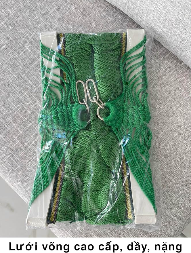 Truong THO Hammock Only- No Stand/Frame- Vong Truong THO Luoi Vong Only (Khong Bao Gom Khung Vong) (Green)