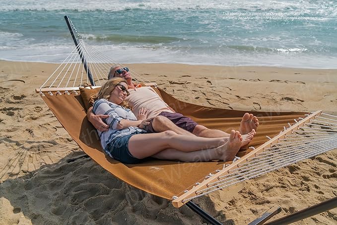 All-Weather Classic Hammock with Pillow Deluze Size Sunbrella® (Canvas Teak (#5488-0000))