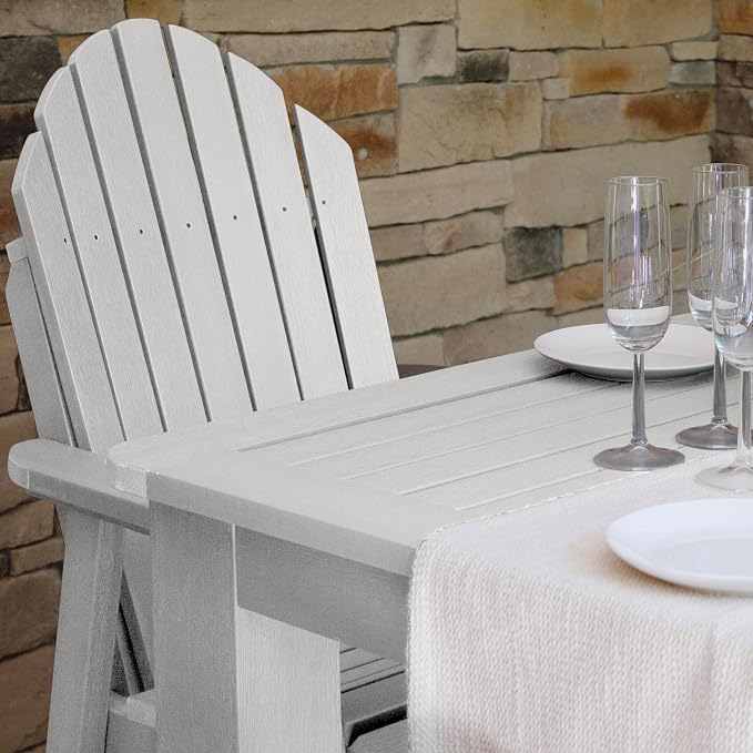 Highwood Hamilton Adirondack 7pc Dining Set, 84" x 42", Dining Height, White