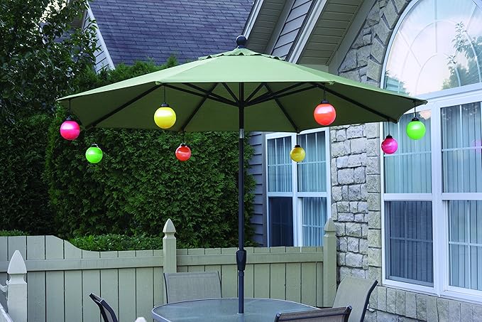 Xodus Innovations WP430 Battery Powered Summer Patio 5" Globe Light with Automatic On and Off, Orange